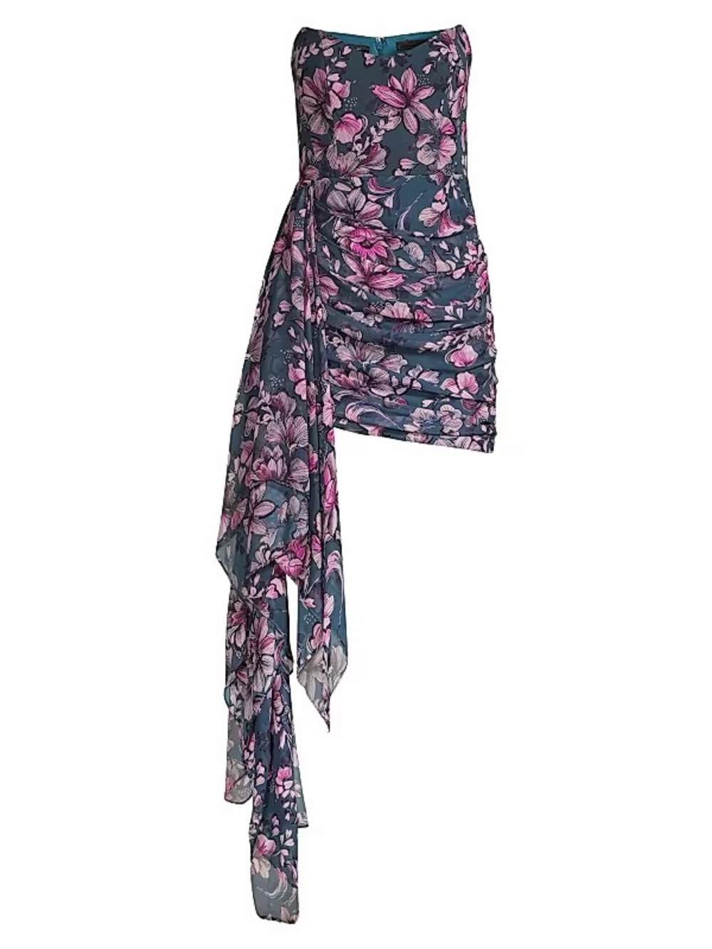 KATIE MAY | Chasing Dawn Minidress in Artsy Pink Flora